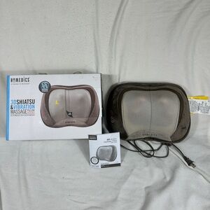 HoMedics SP-100H 3D Shiatsu & Vibration Massage Pillow With Heat Open Box